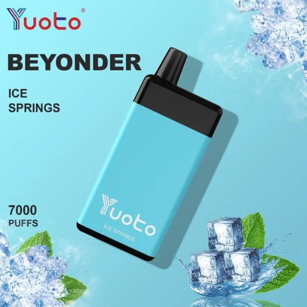 Yuoto Beyonder 7000 Puffs Disposable Vape in Abu Dhabi UAE ICE SPRINGS