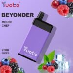Yuoto Beyonder 7000 Puffs Disposable Vape in Abu Dhabi UAE MOUSE CHEF