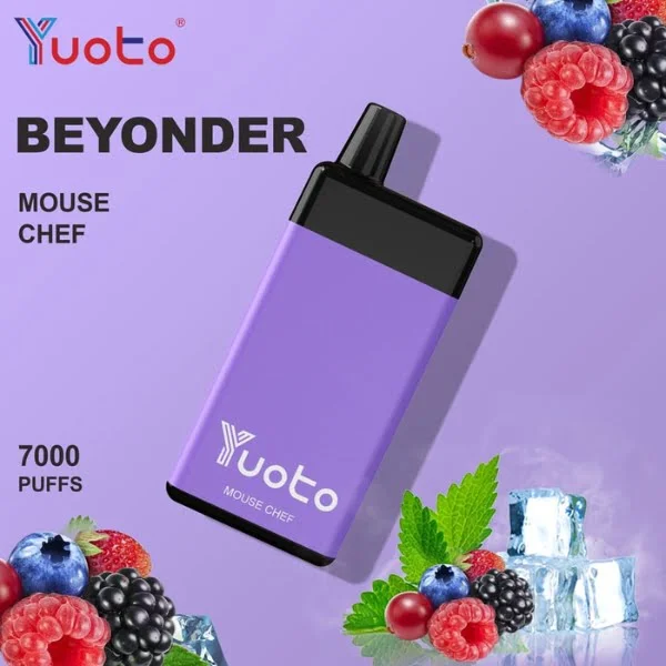 Yuoto Beyonder 7000 Puffs Disposable Vape in Abu Dhabi UAE MOUSE CHEF